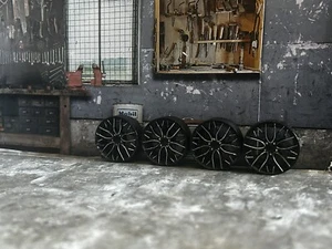 19“ Felgen Modellbau Felgen 1:18 Tuning Felgensatz Diorama - Bild 1 von 4