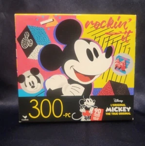 Mickey Mouse Rockin' It 300 Piece Puzzle Disney Original 90 Years of Magic - Picture 1 of 4