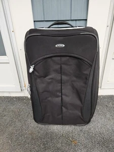 Tumi T3 Black Wheeled Suitcase Rolling Upright Expandable Luggage 26” - Picture 1 of 13