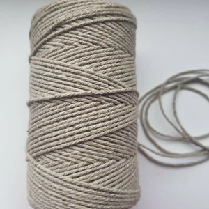 Linen&Cotton Cord 2.5 mm/50 m of High Quality Yarn Tools for Crafts Macrame - Picture 1 of 11