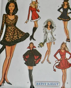 SIMPLICITY PATTERN 5423 WEIHNACHTSMANN LEOPARD TEUFEL BRAUT PILOT Erwachsenenkostüme 14-20 - Bild 1 von 5