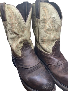 Botas occidentales de cuero Justin para hombre talla 10.5 EE, Superintendente 11" trabajo WK4660 - Imagen 1 de 14