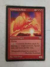 MTG Magic the Gathering English Crimson Hellkite 1996 Mirage LP
