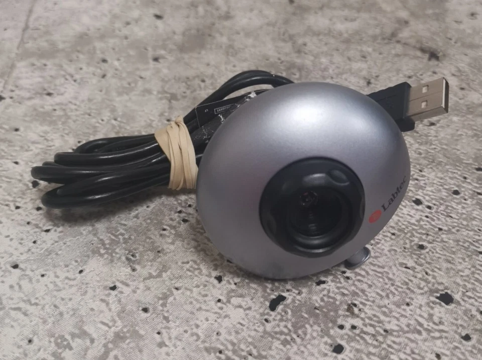 Genuine Labtec Desktop Computer Camera - Silver - USB Wired *Base Missing* - Image 1 of 4