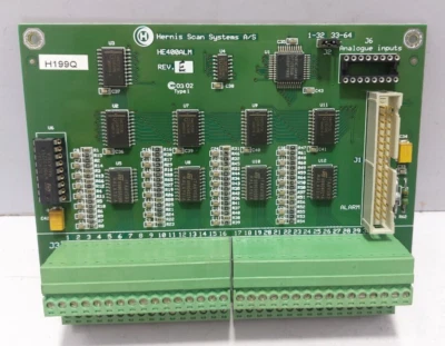 Hernis Scan Systems HE400ALM PCB Card Rev.E H199Q - Image 1 of 4