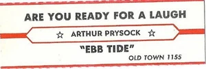 Tira de título Jukebox - Arthur Prysock: "Estás listo para reír" / "Marea baja" - Imagen 1 de 1