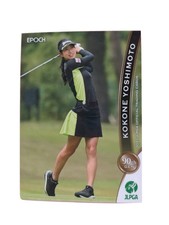 2021  KOKONE YOSHIMOTO #46 EPOCH Japan Ladies Golf Card JLPGA OFFICIAL CARD