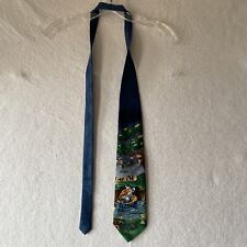 Balancine Hot Cakes Brand NECK TIE-  Gary Patterson Golfing Novelty Print