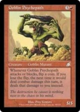 4 Goblin Psychopath - LP - Scourge - mtg - x4 4x