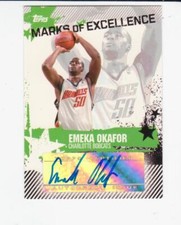 2006-07 Topps Marks of Excellence Emeka Okafor D AUTO