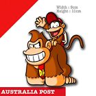 Donkey Kong And Diddy Kong Game Character Laptop , Car  Vinyl  Sticker