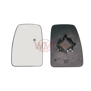 VAUXHALL MOVANO 2011->2017 DOOR MIRROR GLASS SILVER,NON HEATED & BASE,LEFT SIDE - Bild 1 von 3