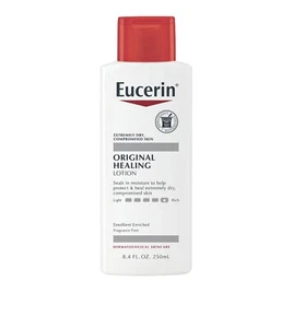 Eucerin Original Healing Lotion Very Dry Sensitive Skin Fragrance Free 8.4oz - Picture 1 of 1