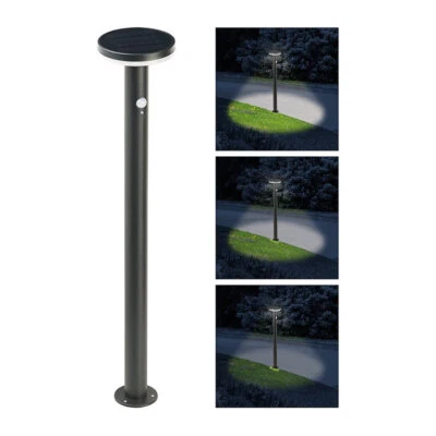 Lunartec LED-Solar-Wegeleuchte SWL-600, PIR-Sensor, Nachtlicht, 600 Lumen - Bild 1 von 4