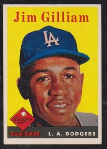 1958 Topps Baseball #215 Jim Gilliam casi nuevo **** envío gratuito **** - Imagen 1 de 1