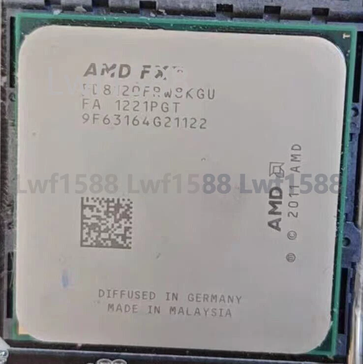 AMD FX-8120 CPU FD8120FRW8KGU octa-core 3.1GHz 8MB 125W socket AM3+ processor - Image 1 of 1