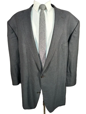 CM SILVER EDITION Mens Blue Gray BIG & TALL Sport Coat Blazer Jacket SIZE 58L - Image 1 of 4
