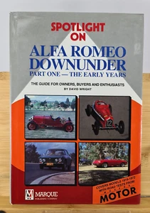 Spotlight on Alfa Romeo Down Under Part one - The Early Years HC DJ 1993 - Picture 1 of 14