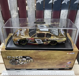 2002 ACTION Budweiser Race Fans 24K Gold Dale Earnhardt Jr 1:24 Scale Stock Car - Picture 1 of 12