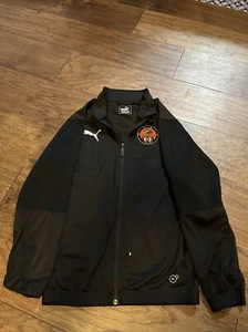 Puma Trainingsjacke Erwachsene XL Futball Fußball Javanon FC schwarz - Bild 1 von 6