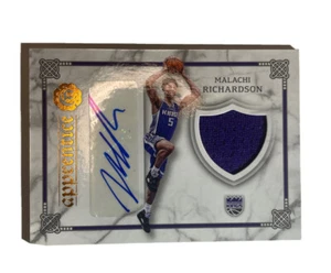 2016-17 Panini Excalibur Apprentice Shield Jerseys #19 Malachi Richardson Auto - Picture 1 of 2