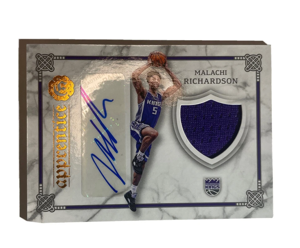 2016-17 Panini Excalibur Apprentice Shield Jerseys #19 Malachi Richardson Auto - Image 1 of 2