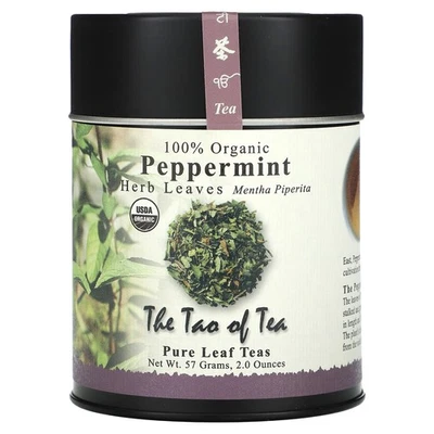 The Tao of Tea Organic Herbal Tea Peppermint 2 oz 57 g Caffeine-Free & Decaf, - Image 1 of 2