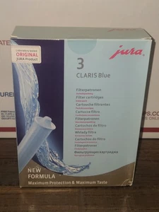 Nuovo! Cartucce filtro acqua blu Jura Claris originali confezione da 3 71312 - nuove con scatola! - Foto 1 di 5