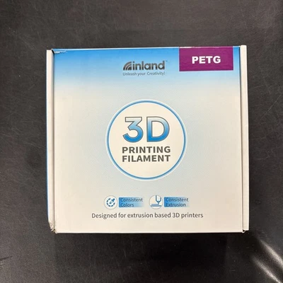 INLAND PETG+ 3D printer filament 1.75mm Grey - Image 1 of 4