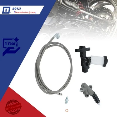 SC825 For Mazda 1990-2004 Miata Master Cylinder&Stainless Clutch Line Kit - Image 1 of 4