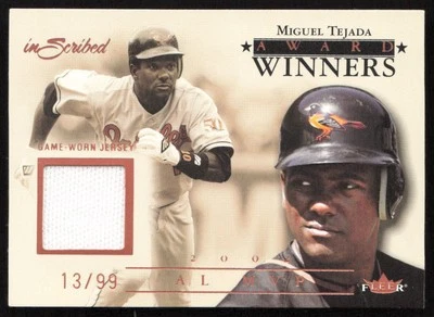 2004 InScribed Award Winners Jersey Copper /99 Miguel Tejada #AWJ-MT Orioles - Image 1 of 2