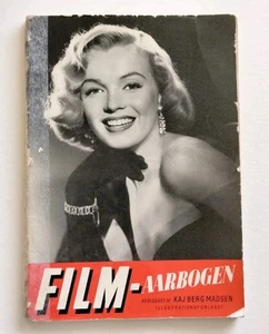 Marilyn Monroe Front Cover Vintage Danish Magazine Booklet Film Aarbogen 1952 - Picture 1 of 19