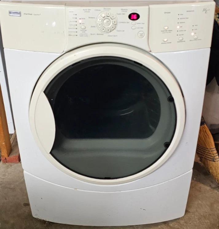 Secadora de gas Kenmore Elite Quiet Pak 9 He4 110.95091401 - Probada sin gas funciona Foto 1 de 4