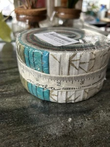 Moda Stoffe sehende Sterne Jelly Roll, himmlische Quilts auf Rolle angeboten - Bild 1 von 5