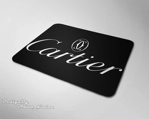 Cartier Logo Mouse Pad Ship From Usa Non Slip - Picture 1 of 2