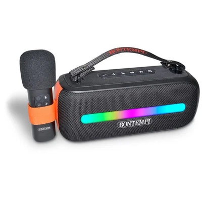 Bontempi 49 1050 Cassa Speaker Amp Wireless+microfono palmare wireless +luci RGB - Immagine 1 di 2