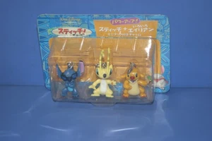 DISNEY Lilo & Stitch Sparky Reuben 3 Figure Charm with mini hook SET PROMO Alien - Picture 1 of 12