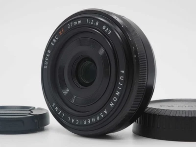 Lente negra Fujifilm Fujinon ASPH Super EBC XF 27mm f/2.8 [Exc+] #Z5571A - Imagen 1 de 4