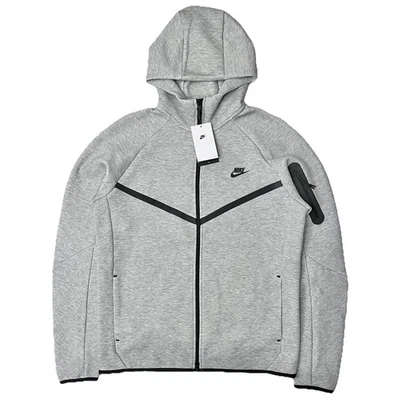 Nike Tech Fleece Windrunner Full-Zip Jacket HV0949-063 Grey (Men's Medium-Tall) - Image 1 of 4