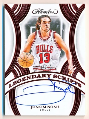 2024-25 Flawless Joakim Noah Legendary Scripts Ruby Auto #LSC-JNO (15/08) Foto 1 de 2