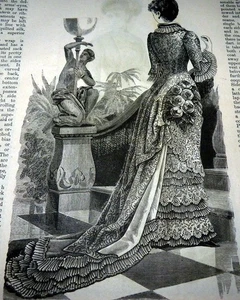 Golden Age 1882 DELINEATOR Butterick Sewing Patterns Fashion Women’s Magazine - Bild 1 von 9