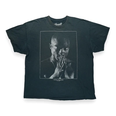 Camiseta Tupac Para Hombre Talla XXL Negra Hip Hop Rap Camiseta 2Pac Camisa Foto 1 de 4