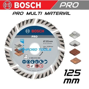Bosch Diamantklinge 125 mm Beton Mauerwerk Ziegelstein 5 Zoll Scheibenradschneider - Bild 1 von 14