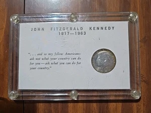 JFK John Fitzgerald Kennedy 1917-1963 Commemorative 1964 US Half Dollar - Picture 1 of 4