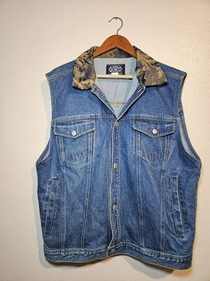 Chaleco vaquero Point Zero Angel abotonado talla mediana Foto 1 de 4