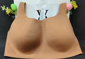 Victoria Secret VSX Featherweight Max High Impact Sports Bra 38C Caramel - Picture 1 of 9