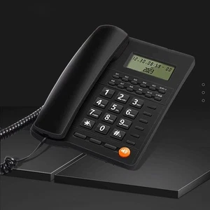 Telefon przewodowy do codziennego użytku z funkcjami identyfikacji dzwoniącego - Zdjęcie 1 z 13