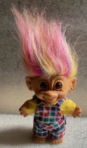 Russ Berrie Troll Bright of America Doll Multi Coloured Hair Approx. 4.5" Lot 1 - Picture 1 of 4