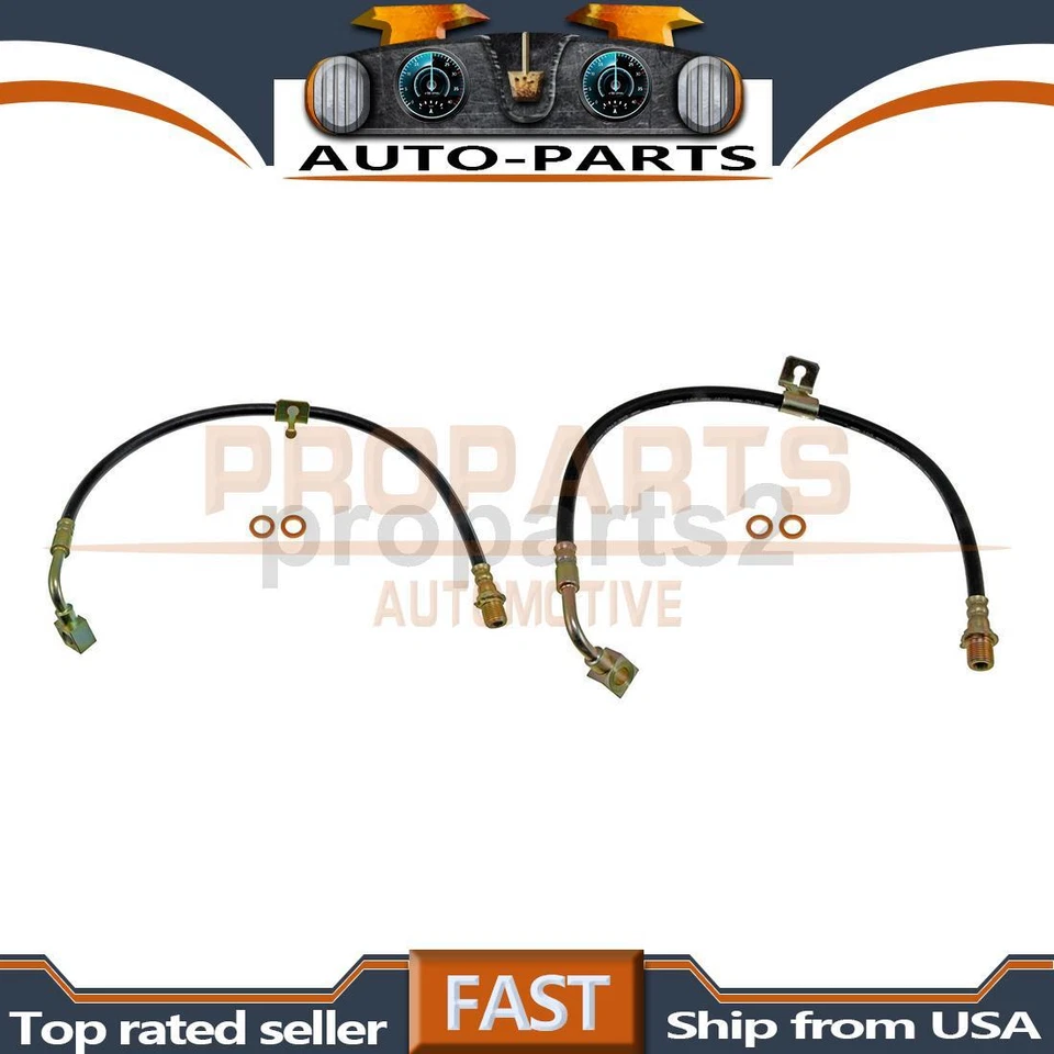 Kit delantero de manguera de freno hidráulico First Stop 2x para furgoneta GMC G15/G1500 1974 4,1 L Foto 1 de 4