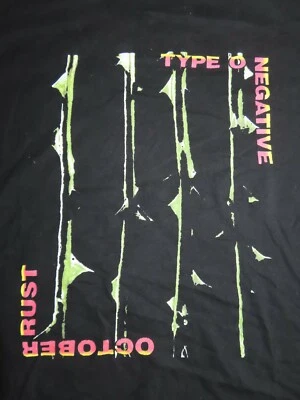 1996 TYPE O NEGATIVE "The Drab Four OCTOBER RUST" Concert Tour (2XL) T-Shirt  - Image 1 of 4